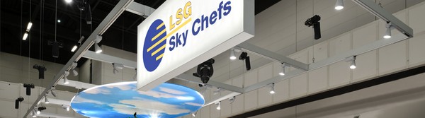 An experience for all the senses: green LSG Sky Chefs trade fair stand